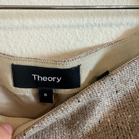 Theory womens Wool Blend Skirt 6 - Picture 6 of 10